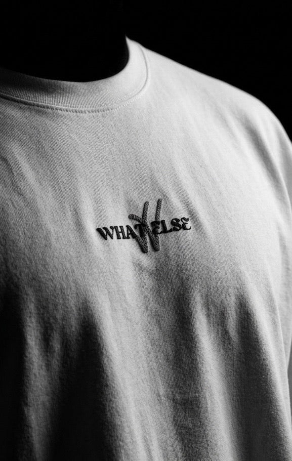 WHAT ELSE Signature Tee — White