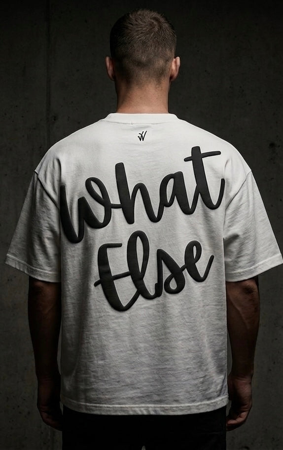 WHAT ELSE Signature Tee — White