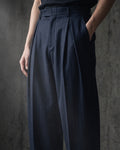 EW Pleated Pants - Navy