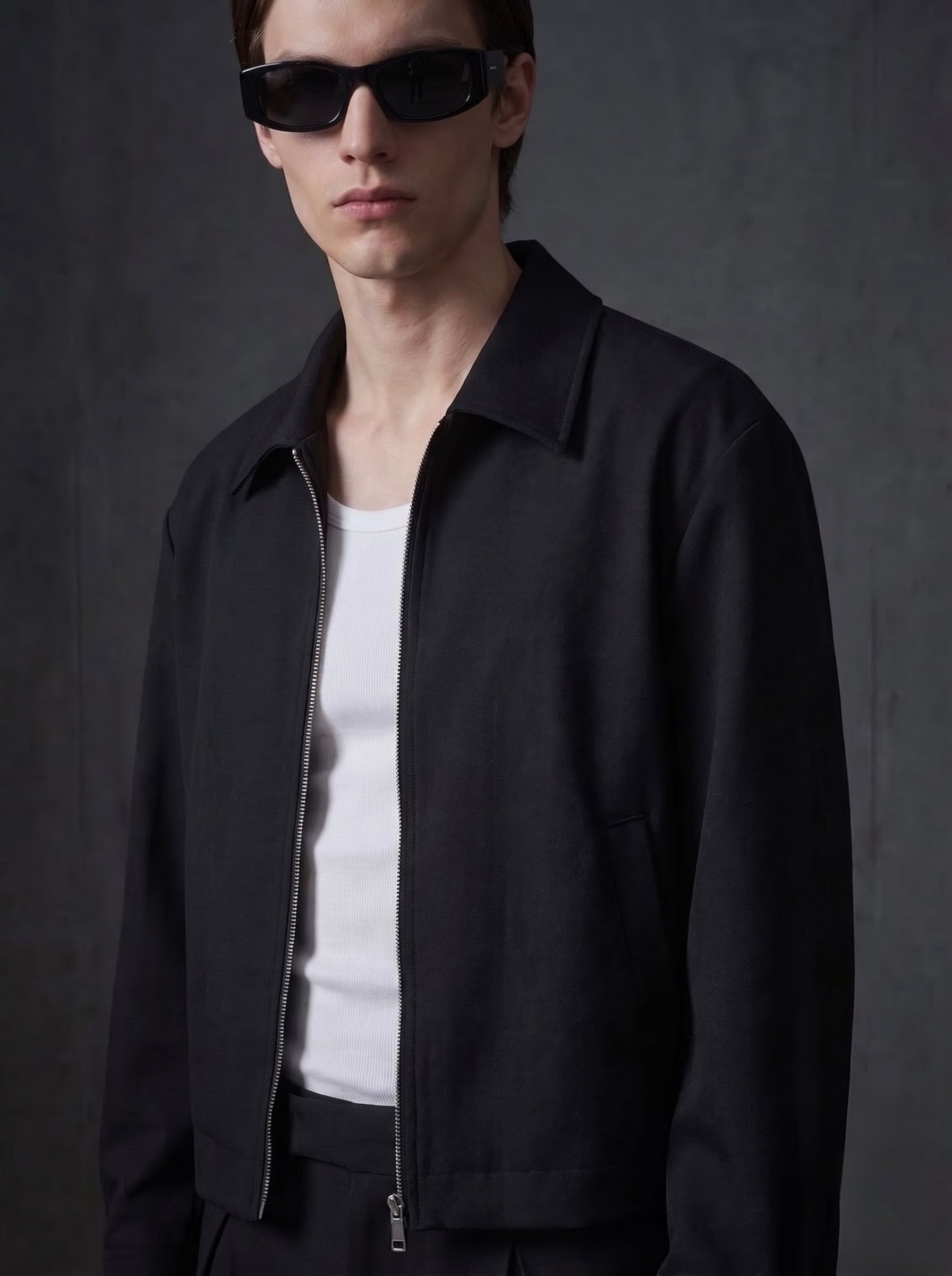 EW Classic Zip Jacket — Black