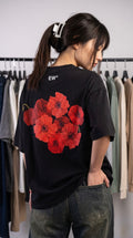 EW Rose Tee Black