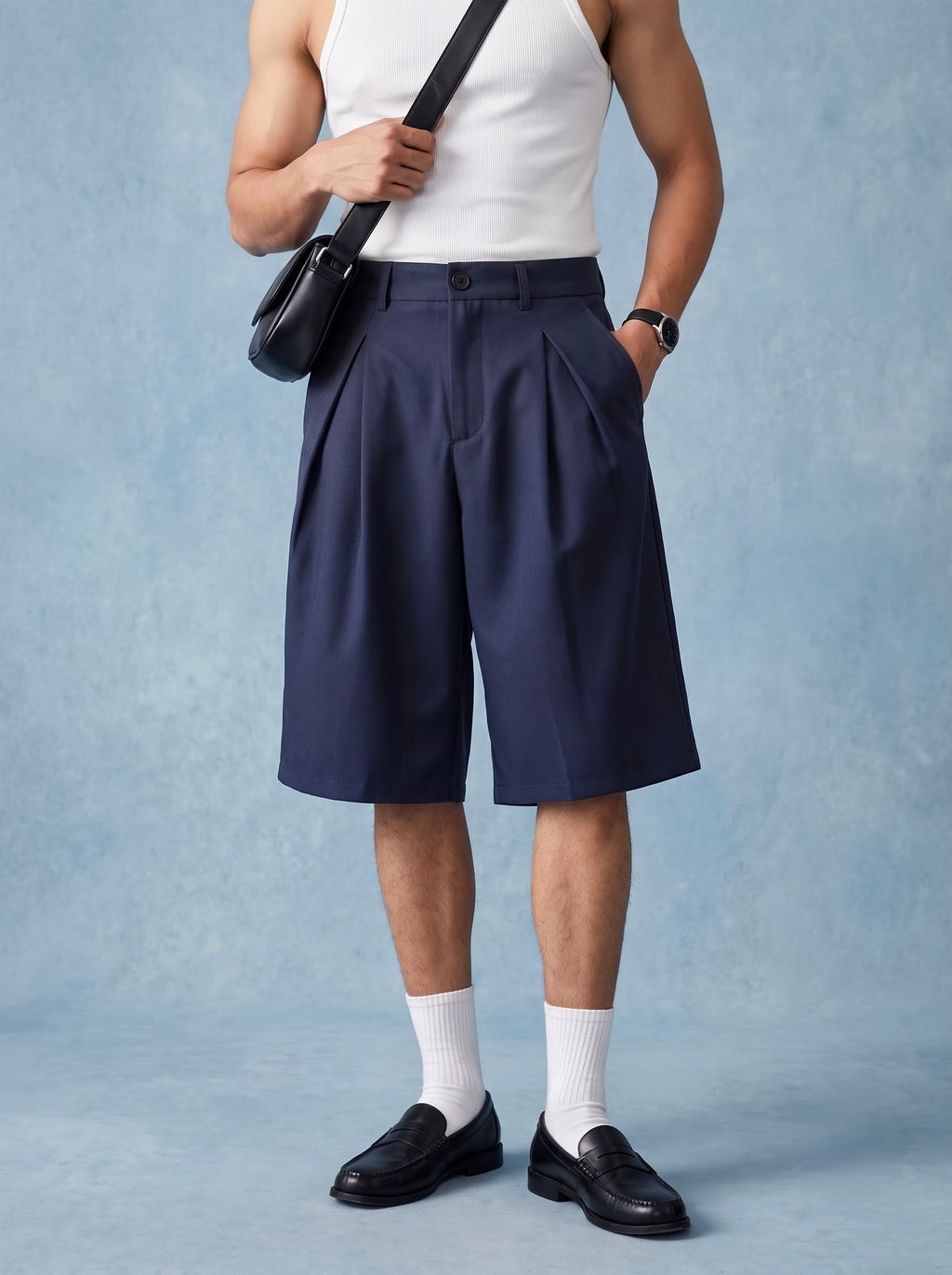 EW Pleated Shorts