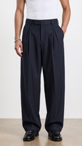 EW Pleated Pants - Navy