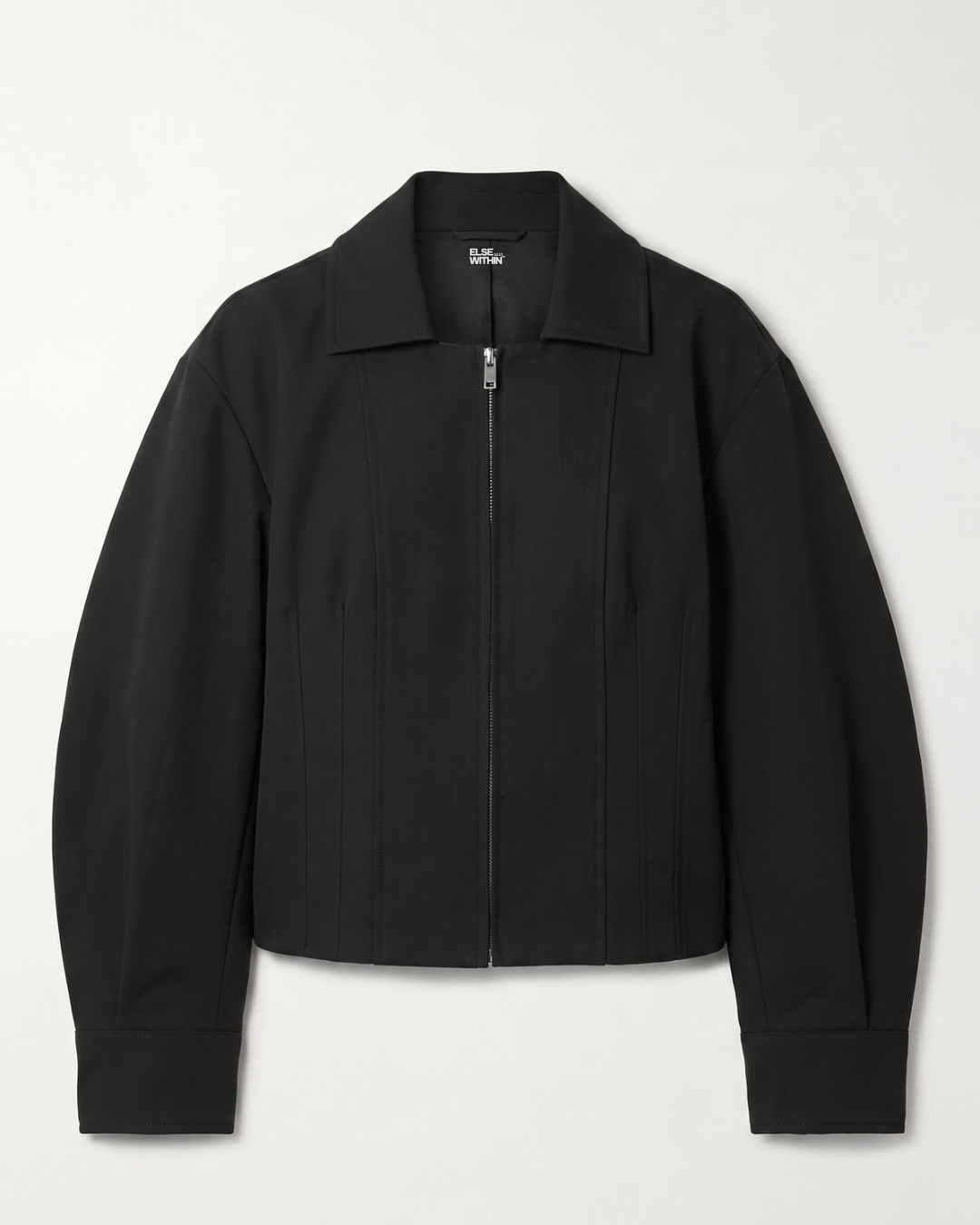 EW Structured Zip Jacket  - Black